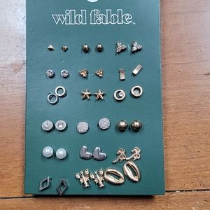 Seaside and Simulated Pearl Earring Set 18pc